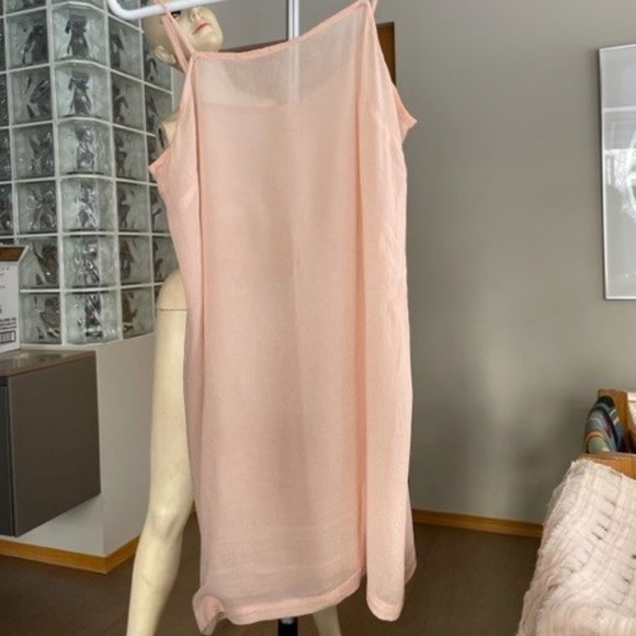 Unique SLEEVELESS SACK DRESS by GAT RIMON, XS Pale Pink/Coral, Mid-Thigh Length - Picture 8 of 16